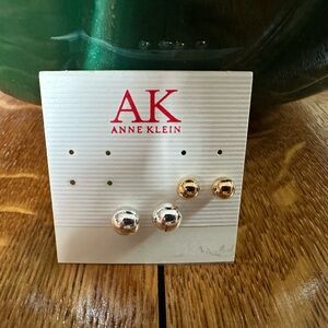 Anne Klein Ball Earrings